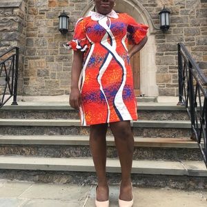 African print dress